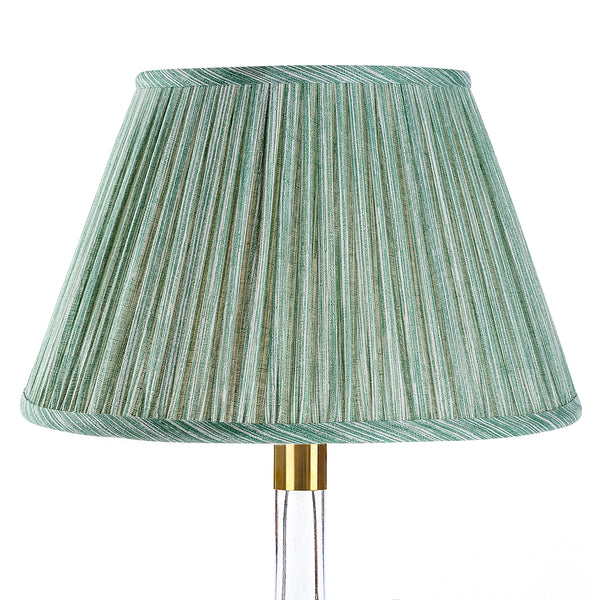 Green Strie Lampshade