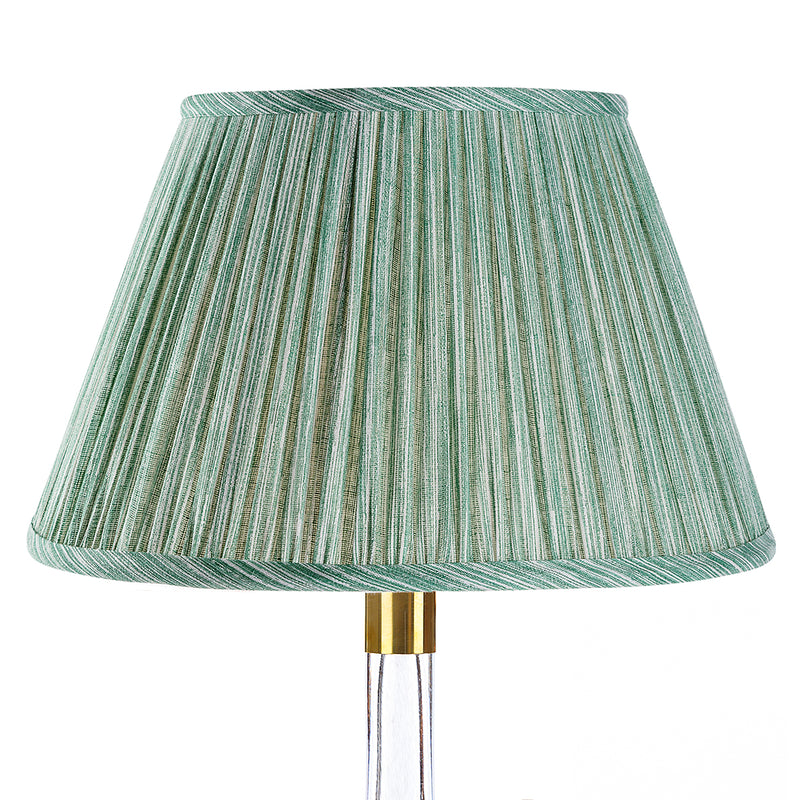 Green Strie Lampshade