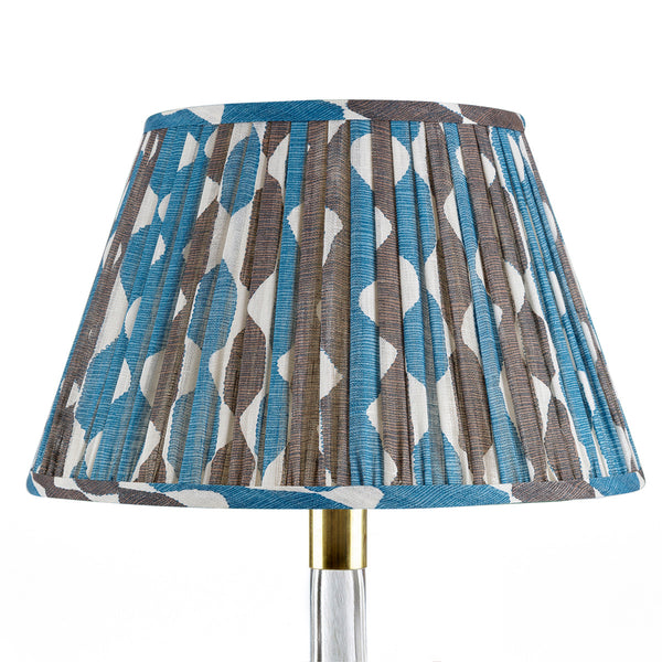 Whittle Blue and Neutral Lampshade