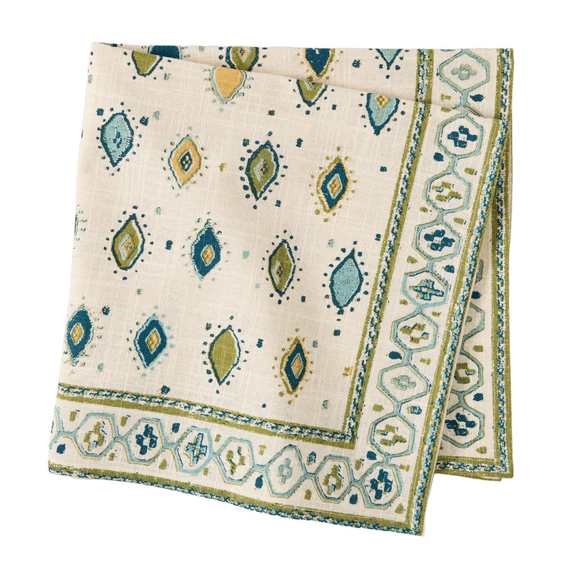 Peter Dunham + Hudson Grace Green Oona Printed Napkin