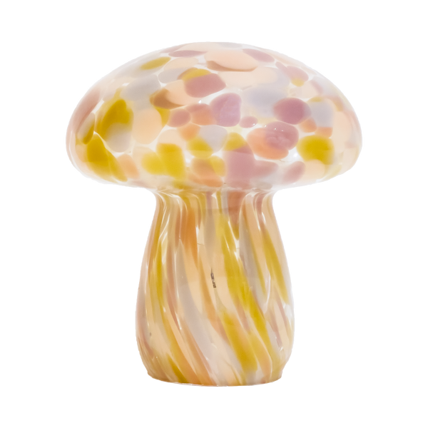 Bouwerie Small Portable Mushroom Lamp Pink/Yellow