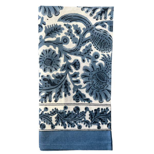 Pheasant Cornflower Blue Napkin