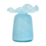 Powder Blue Ruffle Bud Vase