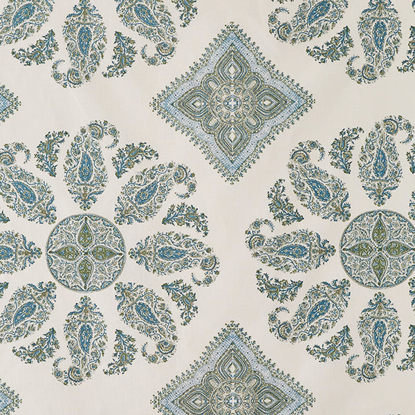 Samarkand | Blue/Green on White