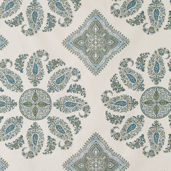 Samarkand | Blue/Green on White