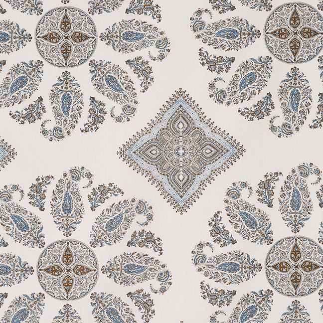 Samarkand | Blue/Brown on Oyster