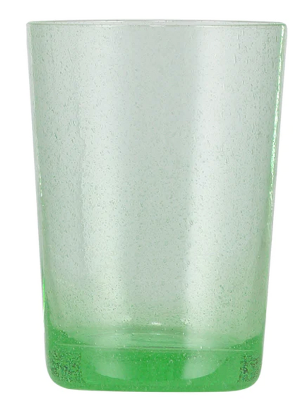 Handmade Glass Tumbler- Malachite Green
