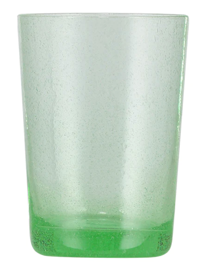 Handmade Glass Tumbler- Malachite Green