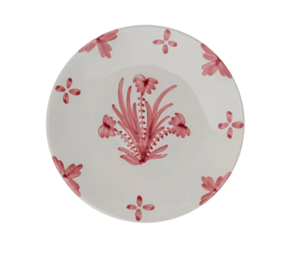Pink Summer Flower Ceramic Small Plate