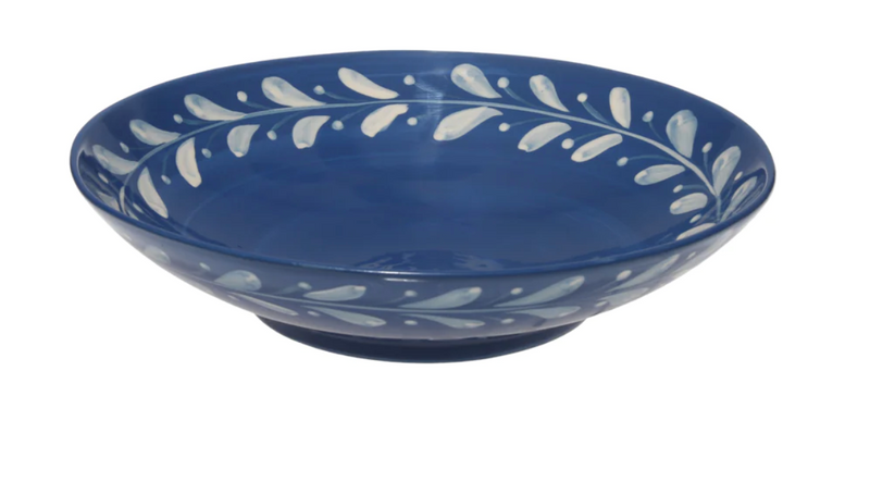 Anna Reverse Blue Serving Bowl