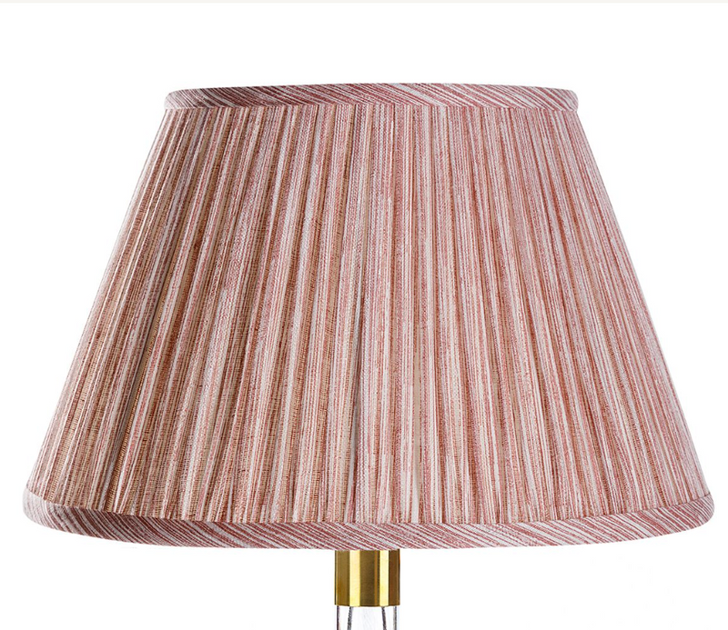 Pink Strie Lampshade