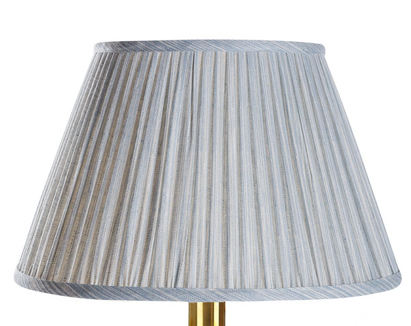 Light Blue Strie Lampshade