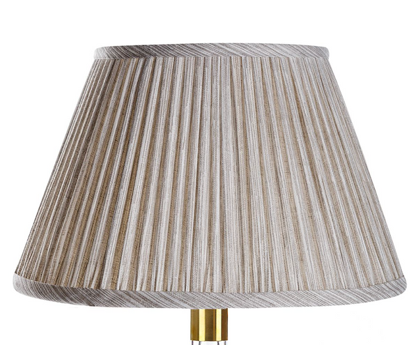 Gray Strie Lampshade