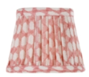 Wicker Pink Poldina Lampshade