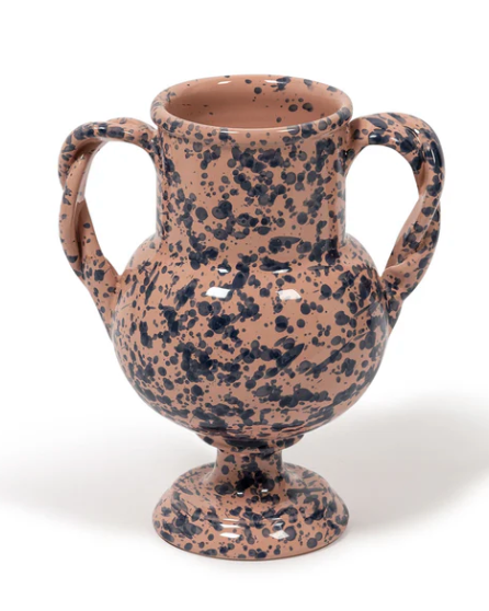 Verona Splatter Pink Blue Vase