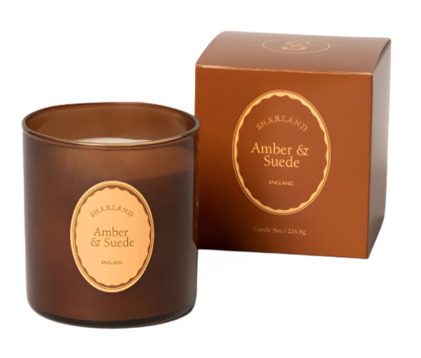 Sharland Amber Suede Candle