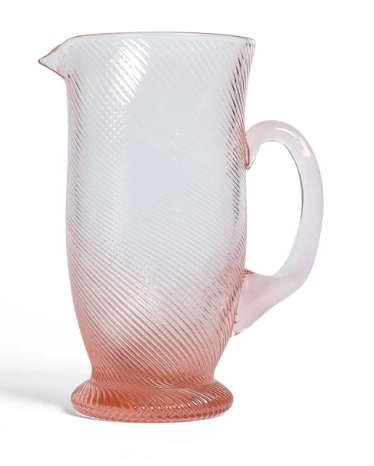 Spiral Pink Jug