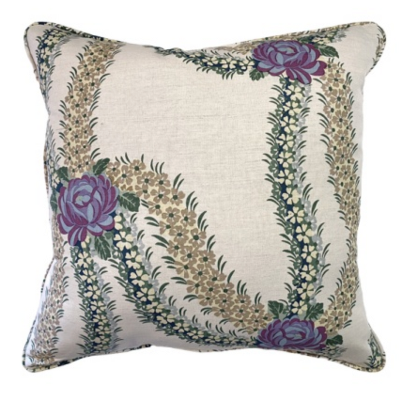 Francesca Purple Pillow Cover