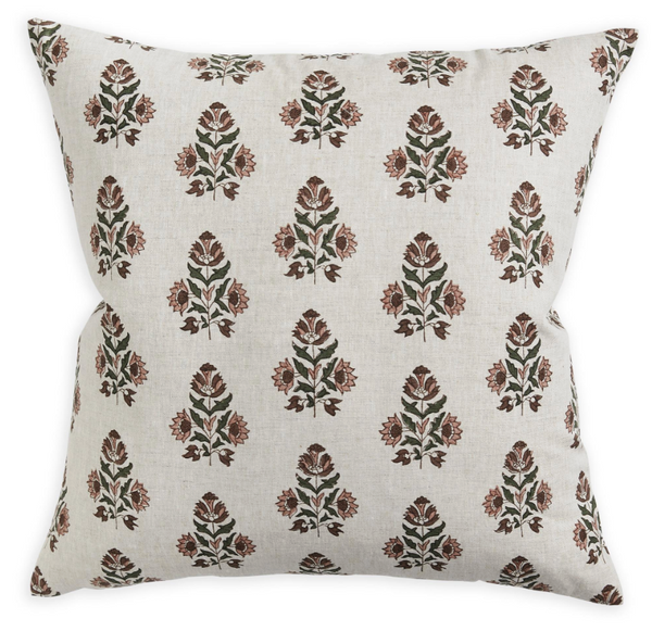 Ankara Rosewood Pillow Cover