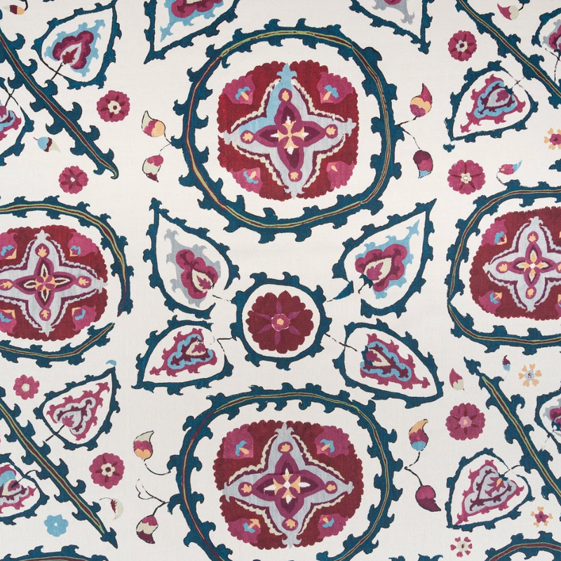 Sultan Suzani Indigo Pillow Cover