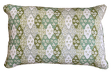 Ottoman Aqua Pillow Cover