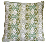 Ottoman Aqua Pillow Cover