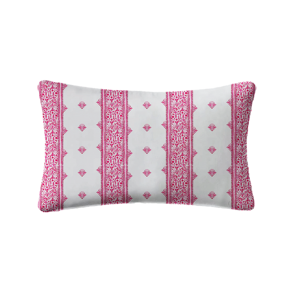 Fez Raspberry Outdoor Pillow Cover