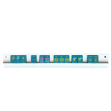 Mahjong Racks & Pushers (Set of 4): White