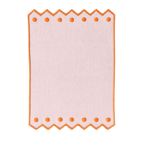 Pink Zig Zag Cocktail Napkins