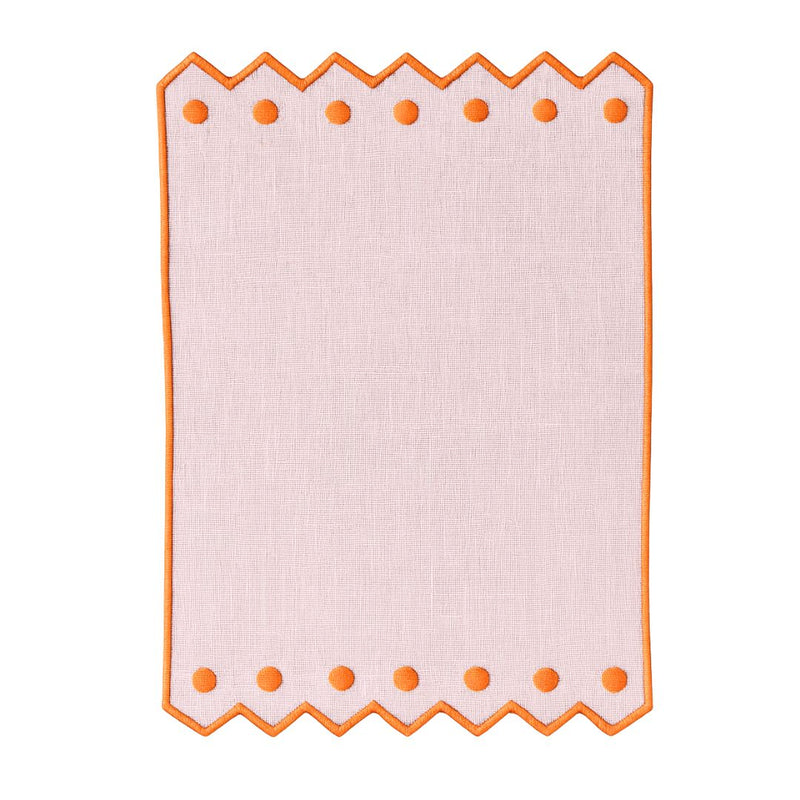 Pink Zig Zag Cocktail Napkins