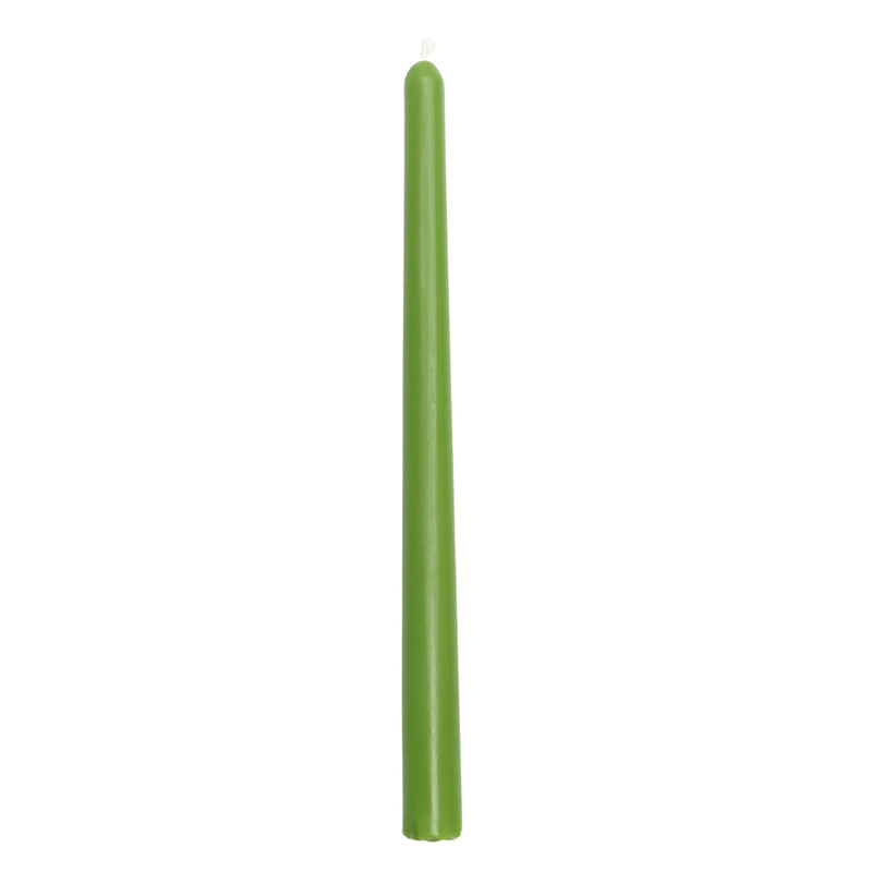 Green Beeswax Taper Candle