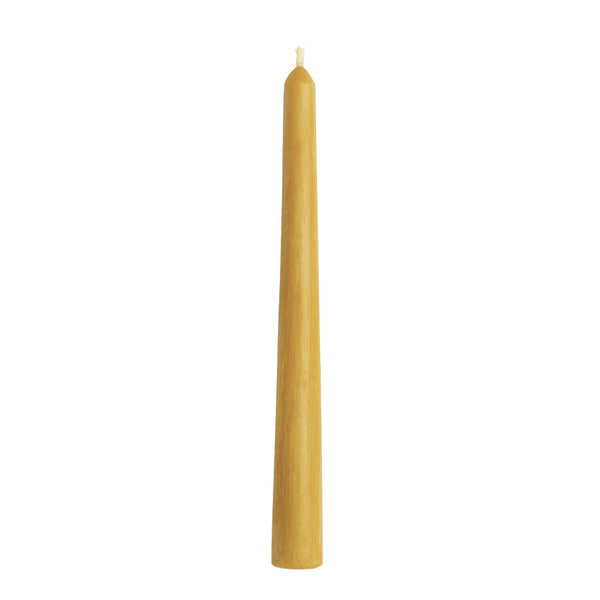 Saffron Beeswax Taper Candle