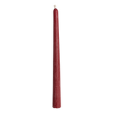 Raspberry Red Beeswax Taper Candle