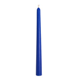 Navy Blue Beeswax Taper Candle
