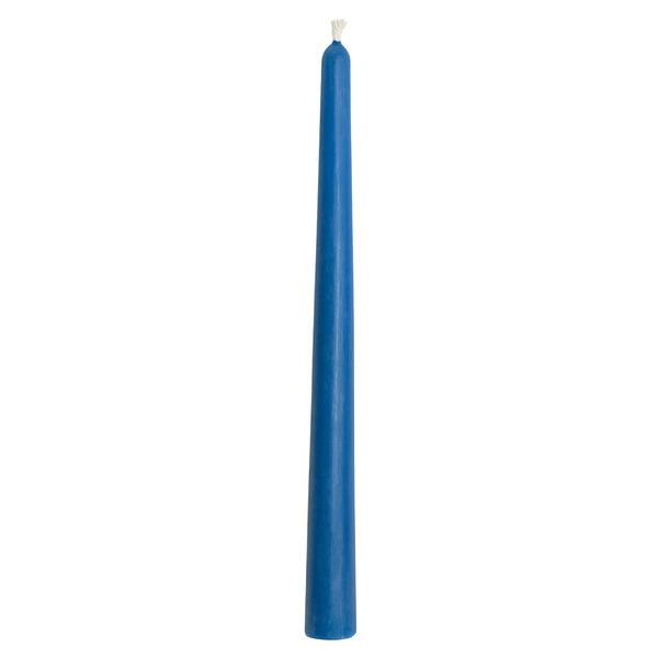 Cobalt Blue Beeswax Taper Candle