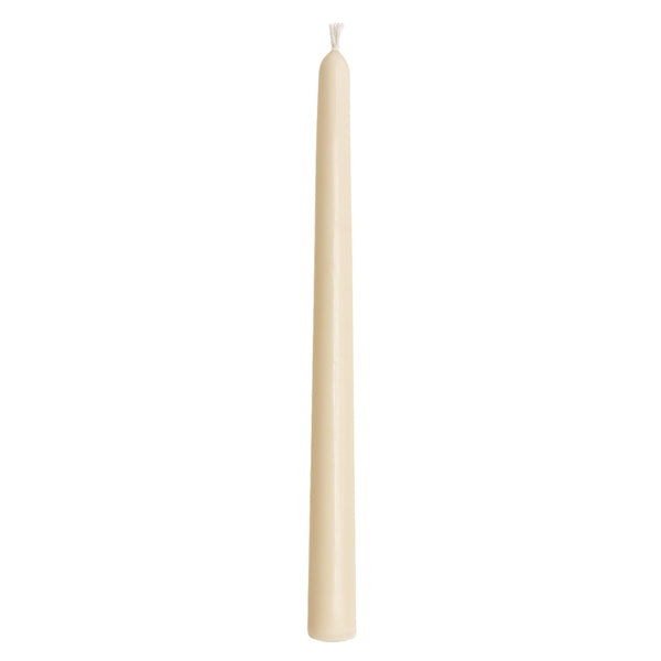 Ivory Beeswax Taper Candle