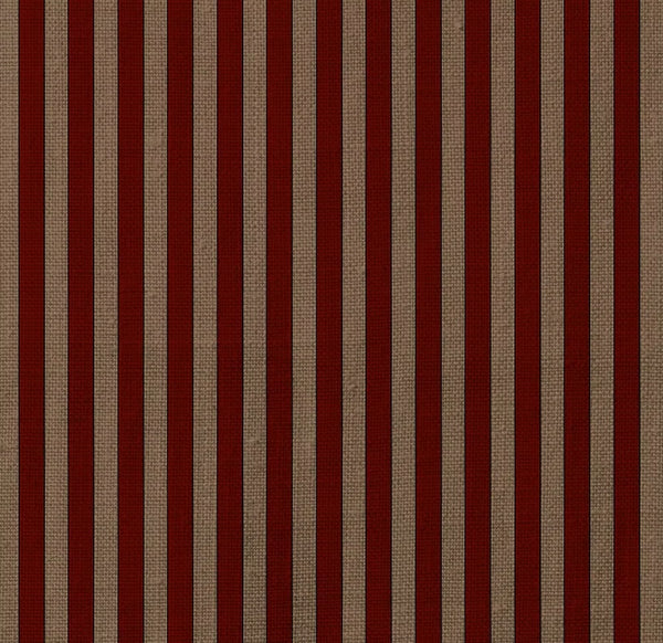 Tuscan Stripes  | Mocha and Red