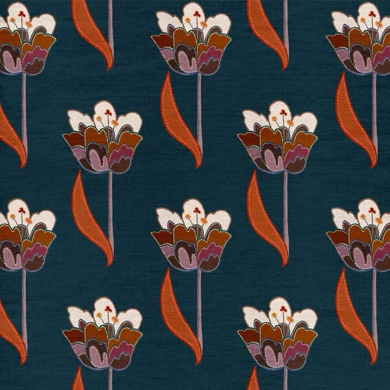 Tulips | Navy Blue