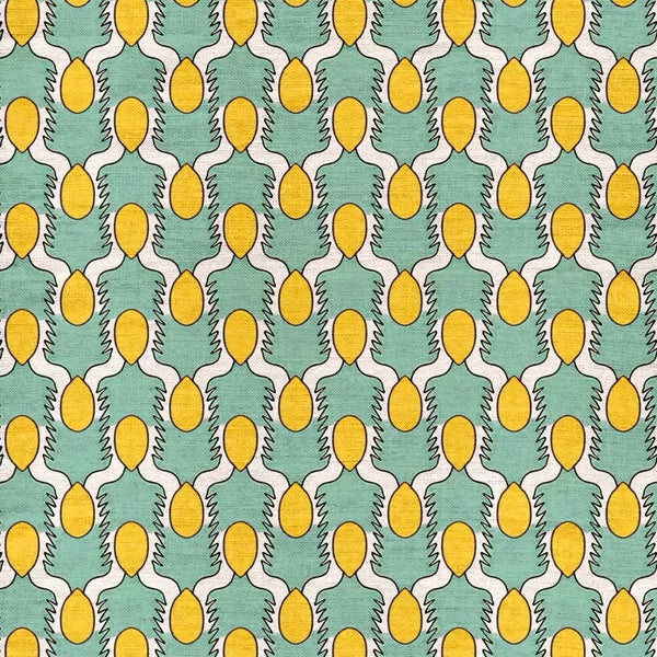 Happy People  | Mint and Yellow