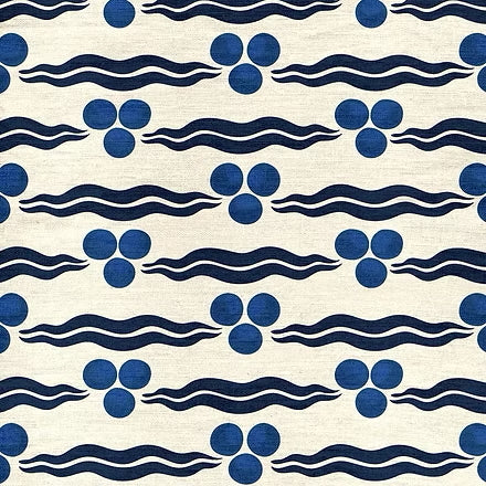 Chintamani   | Cream and Navy