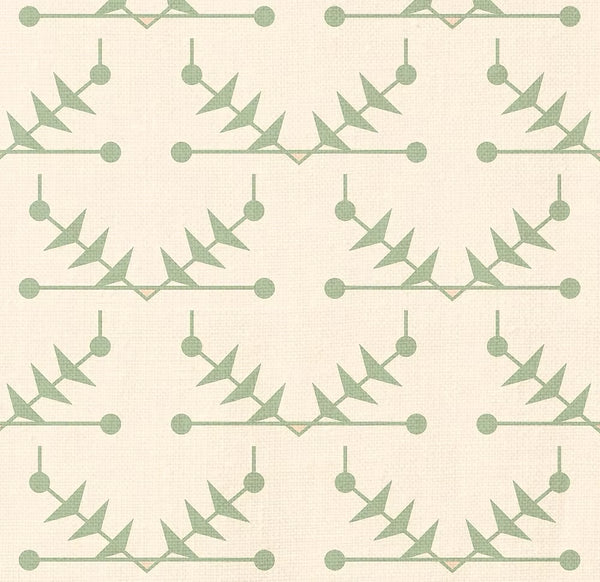 Atomic Trellis  | Soft Sage