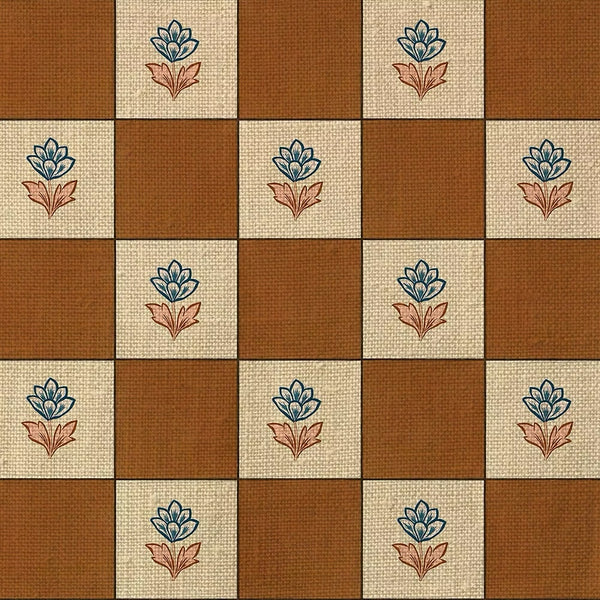 Indian Checks | Caramel