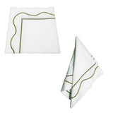 Wave Cotton 100% Napkin: Golden yellow