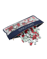 Navy Bamboo Mahjong Bag