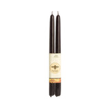 100% Pure Beeswax Taper Candles – Black
