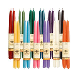 100% Pure Beeswax Taper Candles - Sky Blue