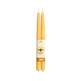 100% Pure Beeswax Taper Candles – Natural