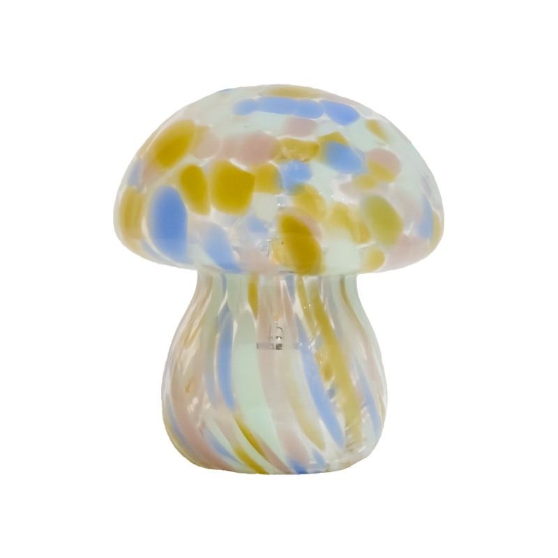 Bouwerie Small Portable Mushroom Lamp Blue