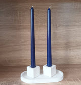 Beeswax Taper Candle -  V / Capri Blue