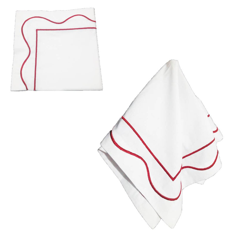 Wave Cotton 100% Napkin: Olive Green